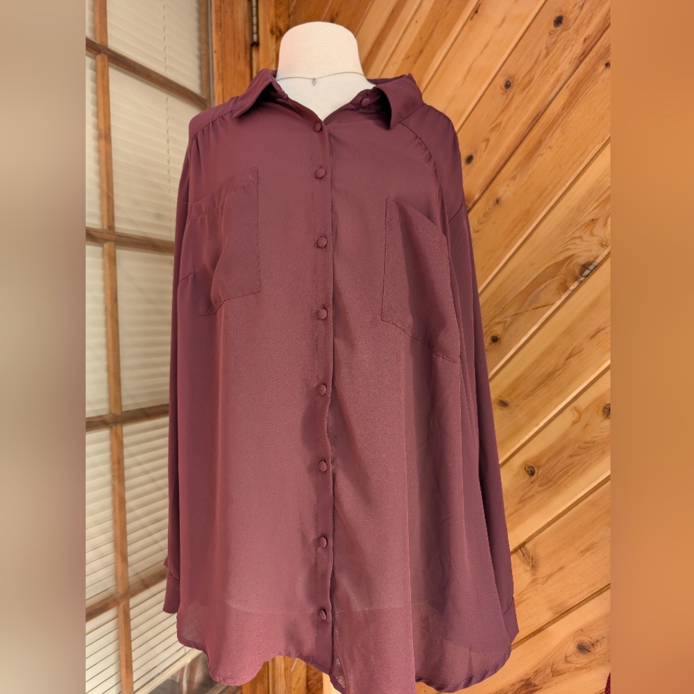 Torrid Button Down Blouse